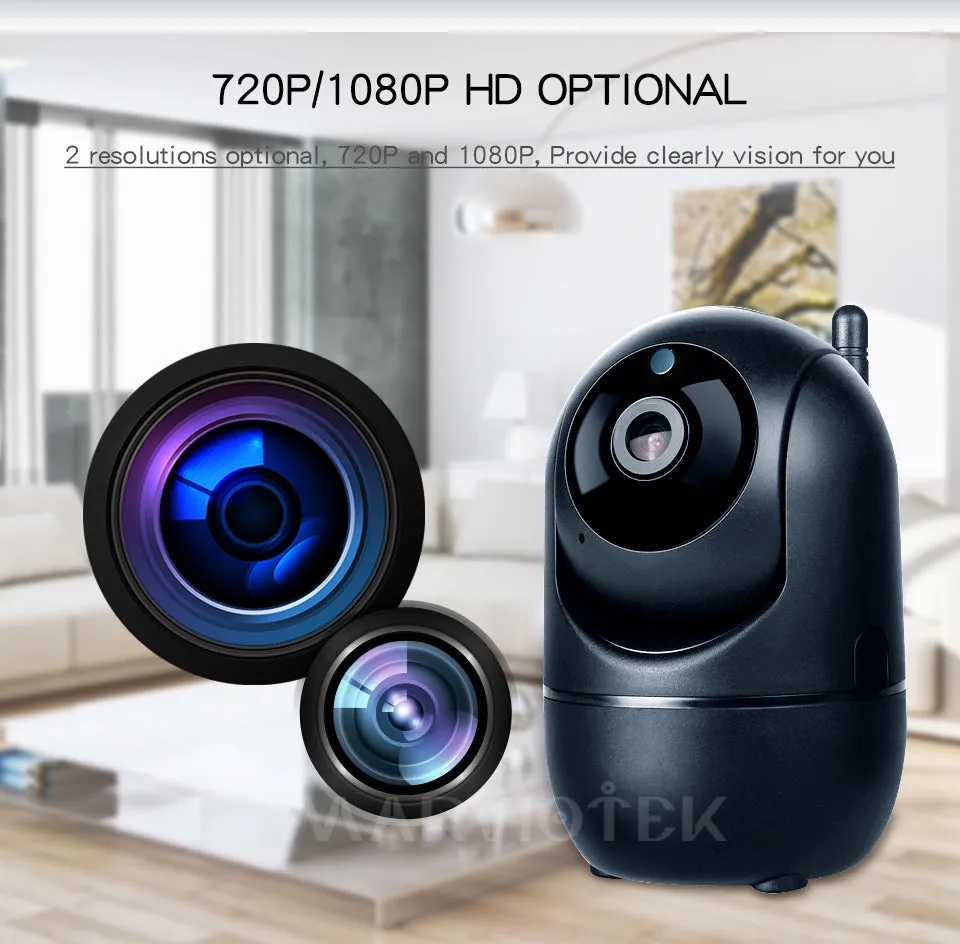 1080P Draadloze Ip Camera Wifi Intelligent Auto Tracking Mini Camera Hd Home Security Netwerk 3MP Cctv Camera Babyfoon wifi