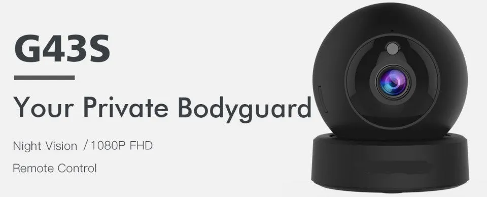 1080P Wireless WIFI P/T IP Camera with Motion Detection 2 Way Intercom Cloud Auto Storage Free APP