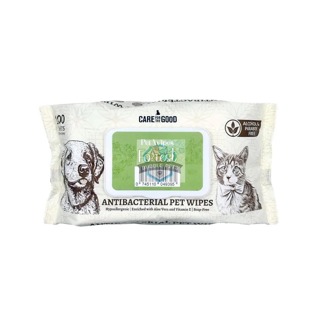 3 FOR $11.90 Care for the Good Antibacterial Pet Wipes