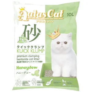 Aatas Cat Kuick Klump Bentonite Cat Litter Honeydew 10L