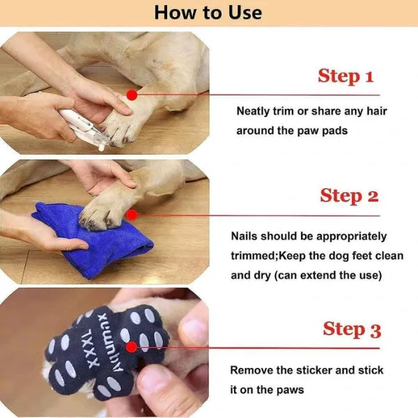 Anti-Slip Pads for Dog Paws