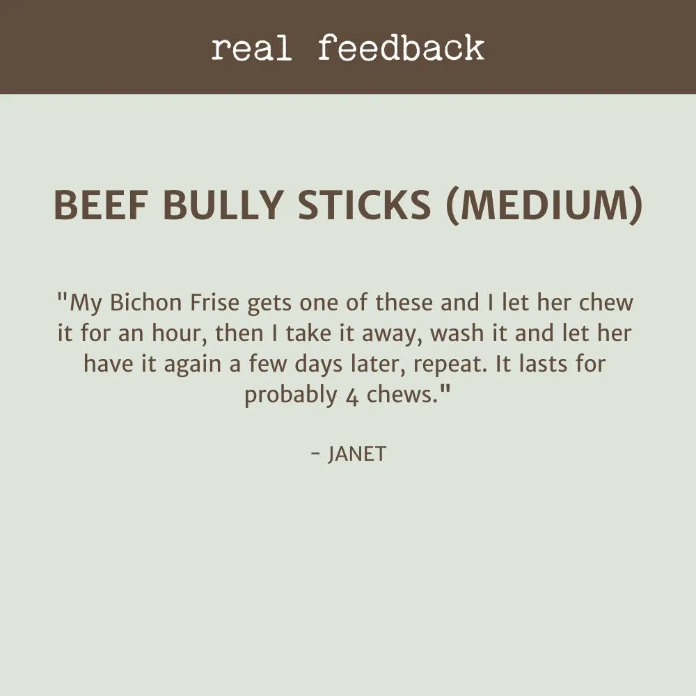 Beef Bully Sticks (Medium)
