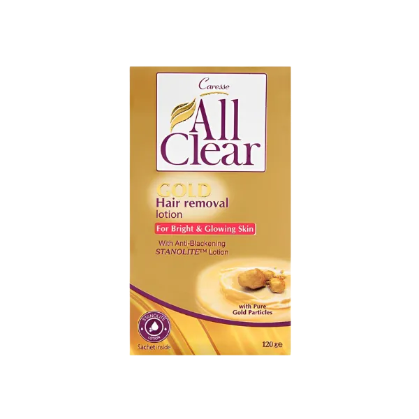 Caresse All Clear Gold Hair Removal Lotion 120g