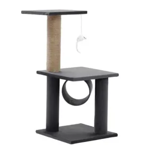 Catsby Charcoal Parkville Cat Tree - 30cm x 30cm x 65cm
