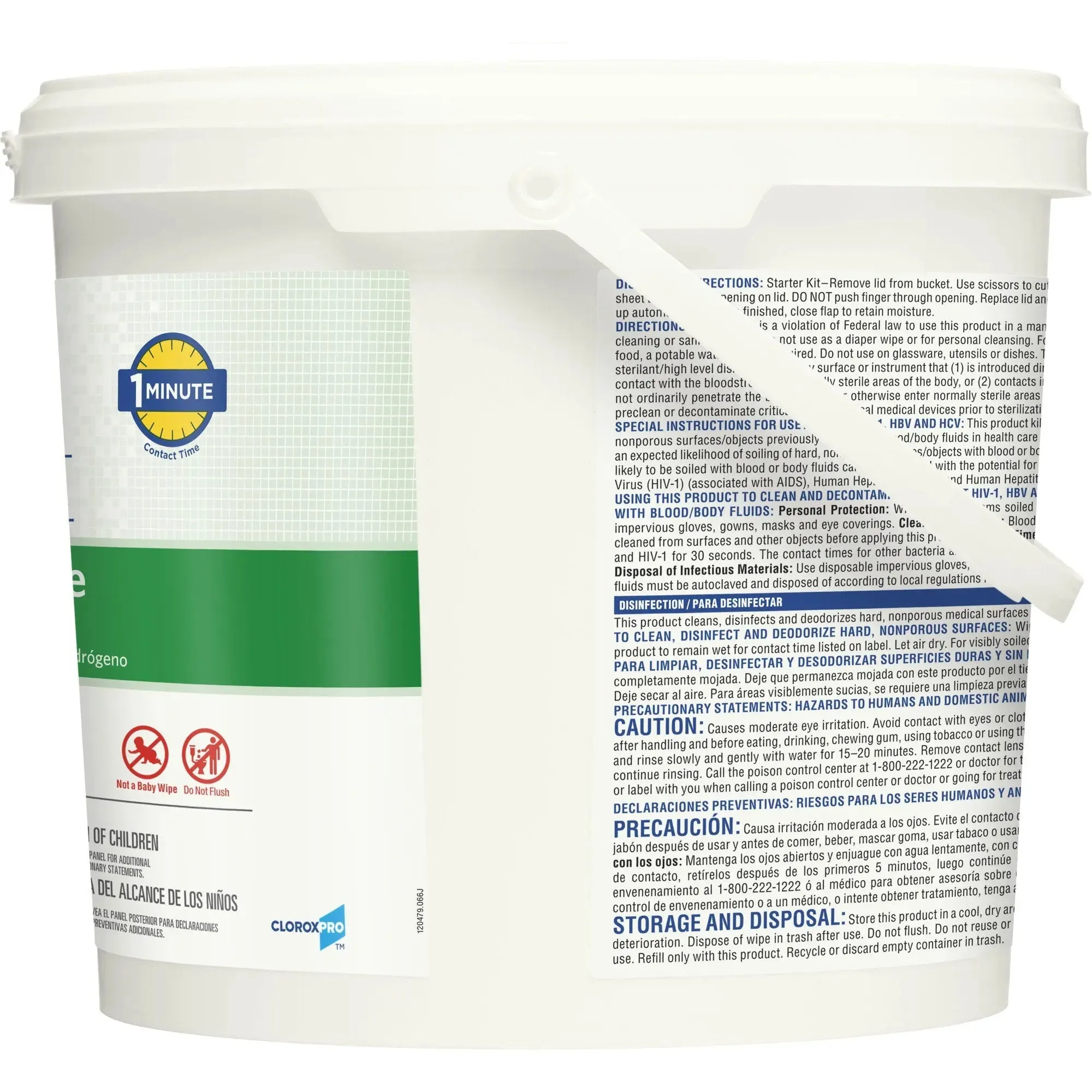 Clorox Healthcare® Hydrogen Peroxide Cleaner Disinfectant Wipes