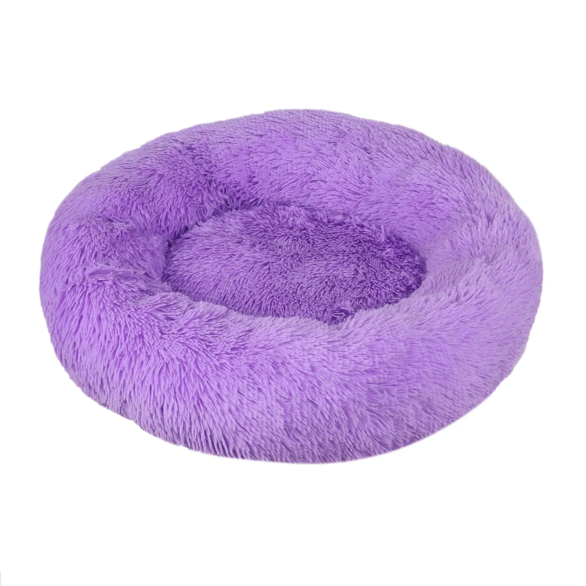 Comfortable Doughnut Cat Bed: Ultra-Soft Round Cat Furniture