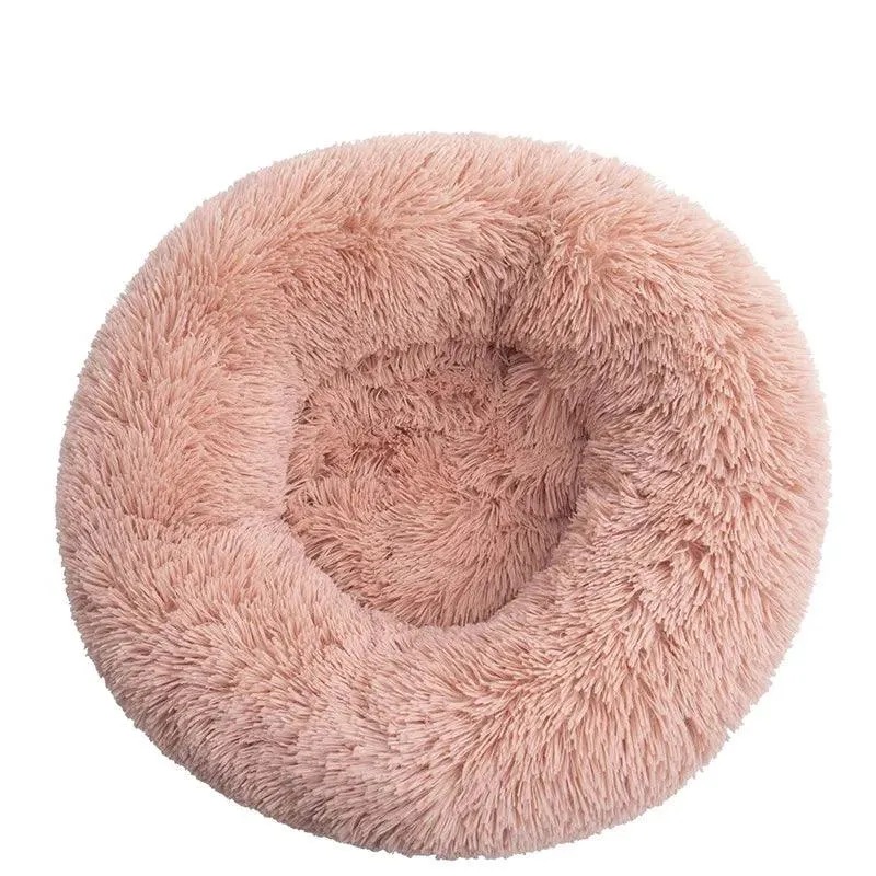 Comfortable Doughnut Cat Bed: Ultra-Soft Round Cat Furniture