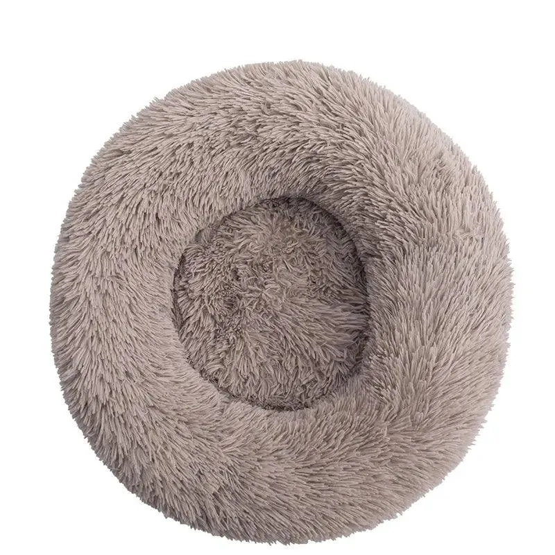 Comfortable Doughnut Cat Bed: Ultra-Soft Round Cat Furniture