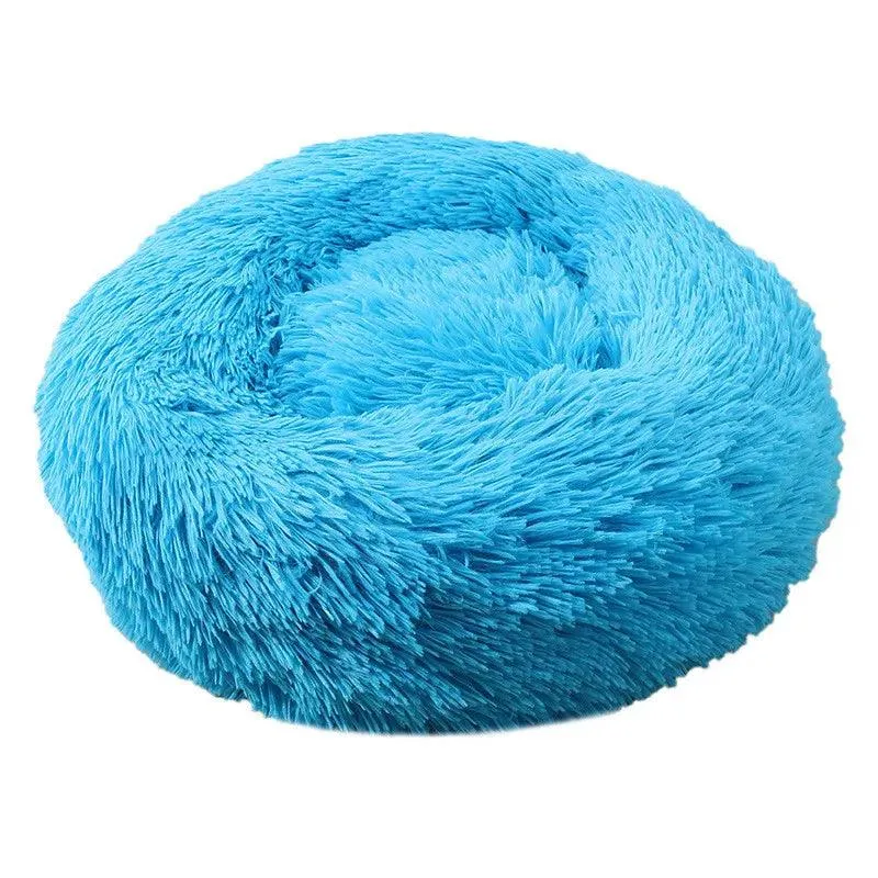 Comfortable Doughnut Cat Bed: Ultra-Soft Round Cat Furniture