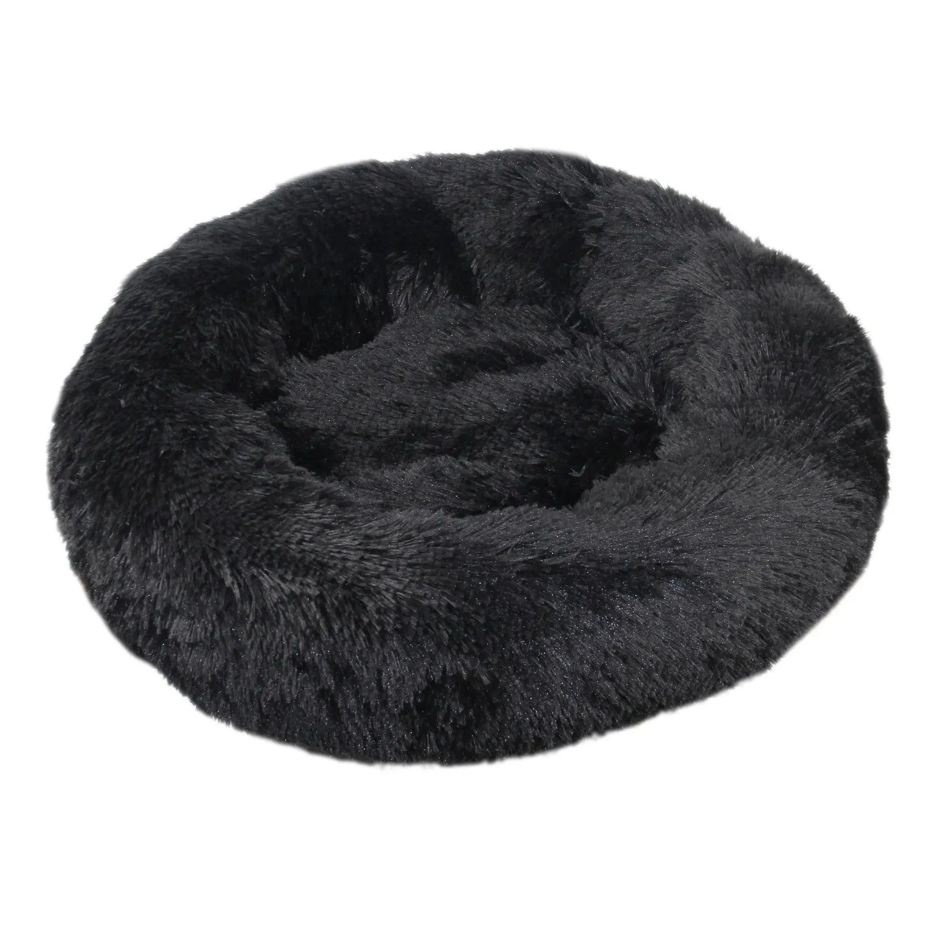 Comfortable Doughnut Cat Bed: Ultra-Soft Round Cat Furniture