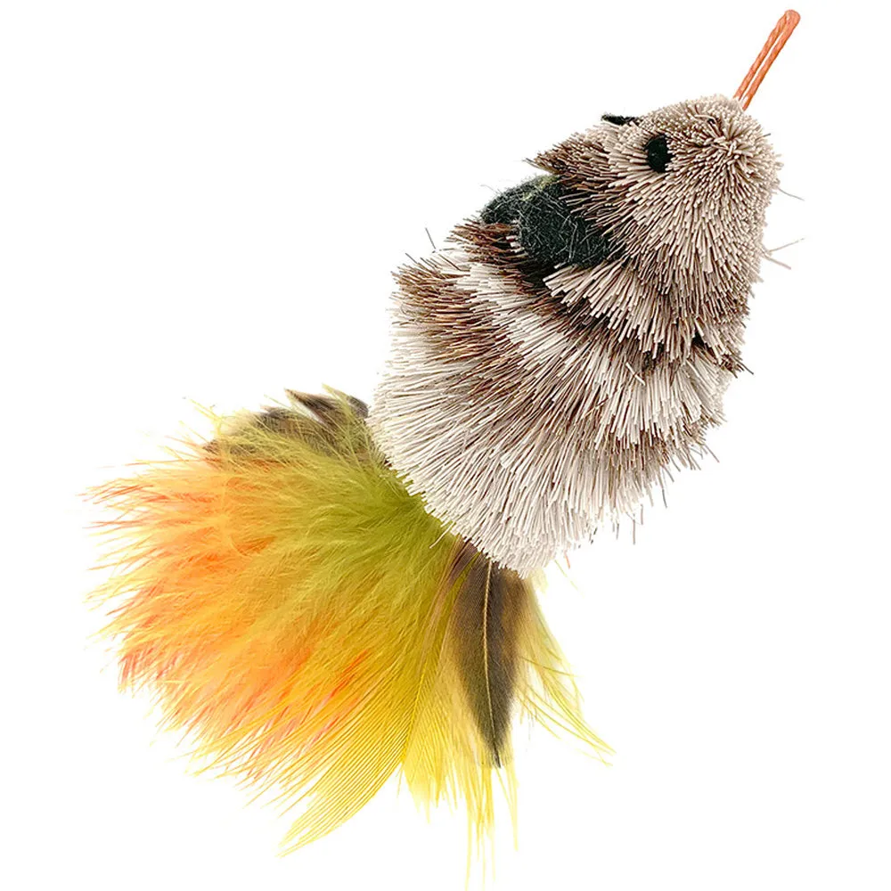 Da Feather Mouse Teaser Wand Cat Toy Replacement Lure by Go Cat