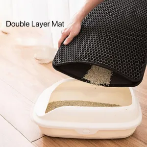Double Layer EVA Cat Litter Mat