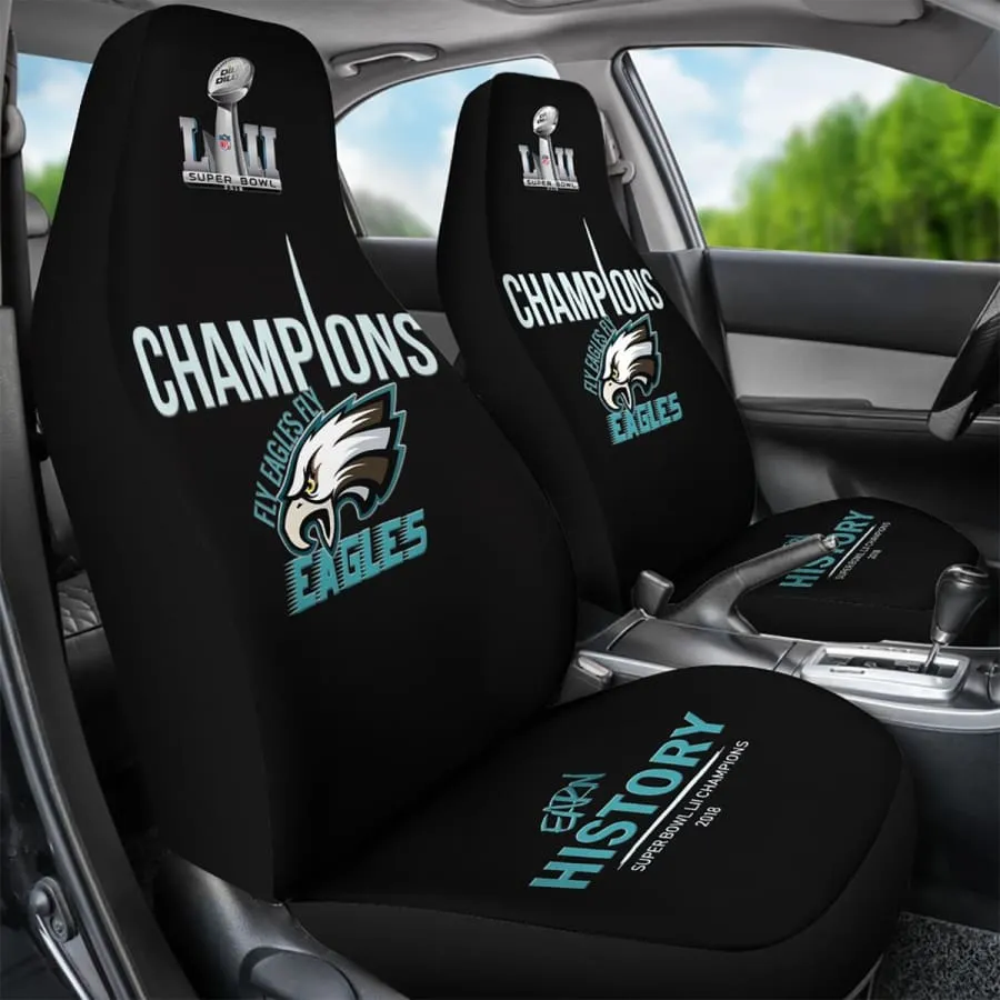 eagles Fan Car Seat Covers 2pcs| Philadelphia Fans Auto Accessory Super bowl champs