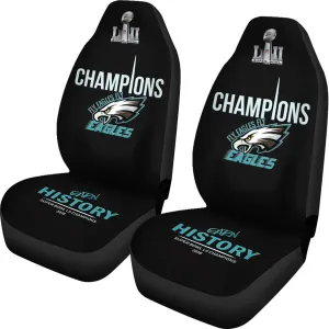 eagles Fan Car Seat Covers 2pcs| Philadelphia Fans Auto Accessory Super bowl champs