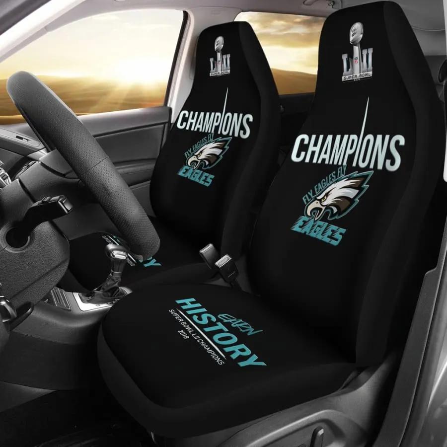 eagles Fan Car Seat Covers 2pcs| Philadelphia Fans Auto Accessory Super bowl champs