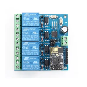 ESP8266 ESP-01 5V 4-Channels WiFi Relay Module for Home Remote Control Switch
