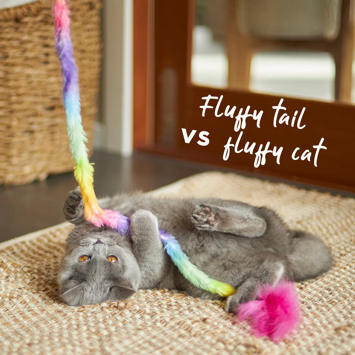 Fluffy Rainbow Tail