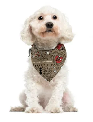 Fox   Hound Camping Dog Bandana SMALL