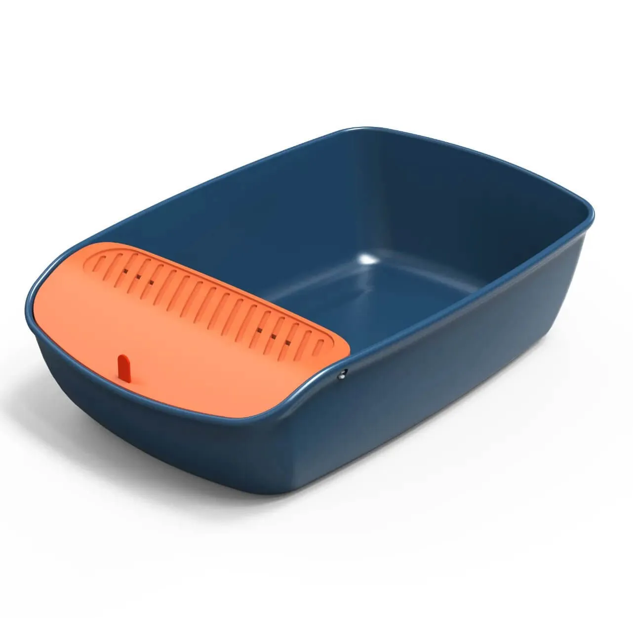 Fully Open Cat Litter Box, High Capacity Cat Toilet With Pedal