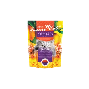 Fussie Cat Premium Crystals Litter Lemon 5L