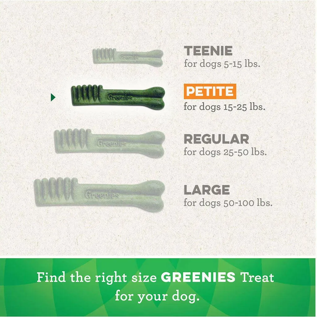 Greenies Aging Care Petite Dental Dog Treats, 45 count