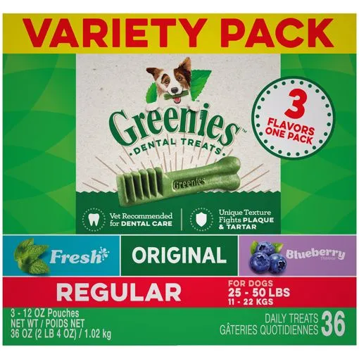 Greenies Variety Pack Treat 36 oz