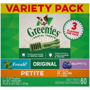 Greenies Variety Pack Treat 36 oz