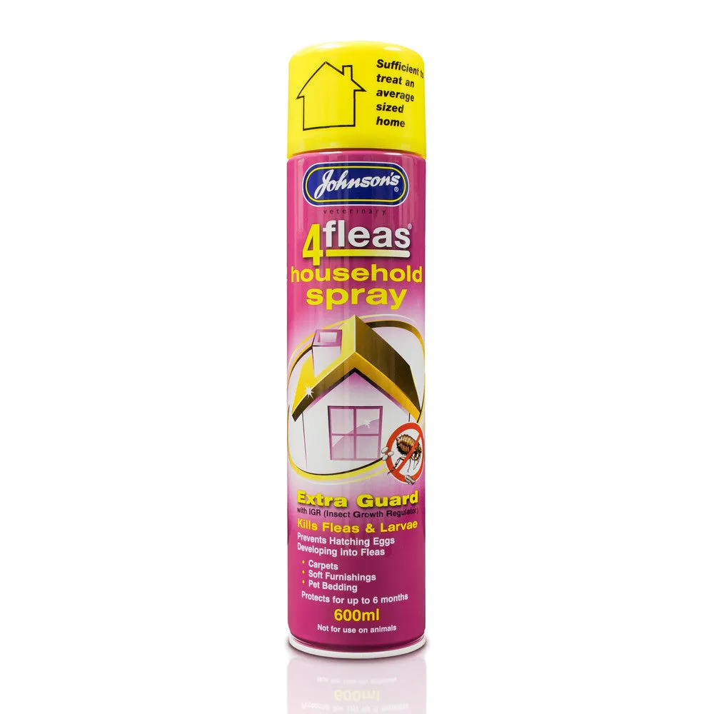 Johnsons 4fleas Extra Guard IGR Household Spray 600ml