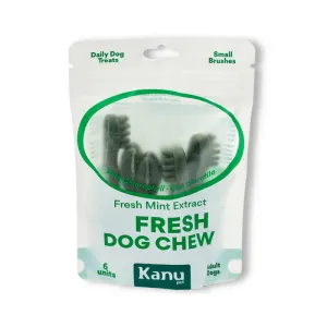 Kanu Pet Dental Fresh Medium Dental Brush Mint Flavor Dog Treat