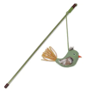 Kazoo Fantail Bird Eco-Friendly Wand Cat Toy^^^