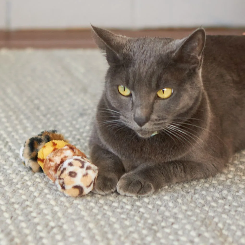 Kazoo Velcro Worm Cat Toy