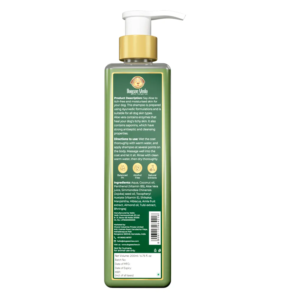 M Pets Arco Ball Toy, DOGZ & DUDEZ Natural Neem Shield Tick & Flea Repellent and Dogsee Veda ITCH RELIEF Aloe Vera Shampoo for Dogs Combo