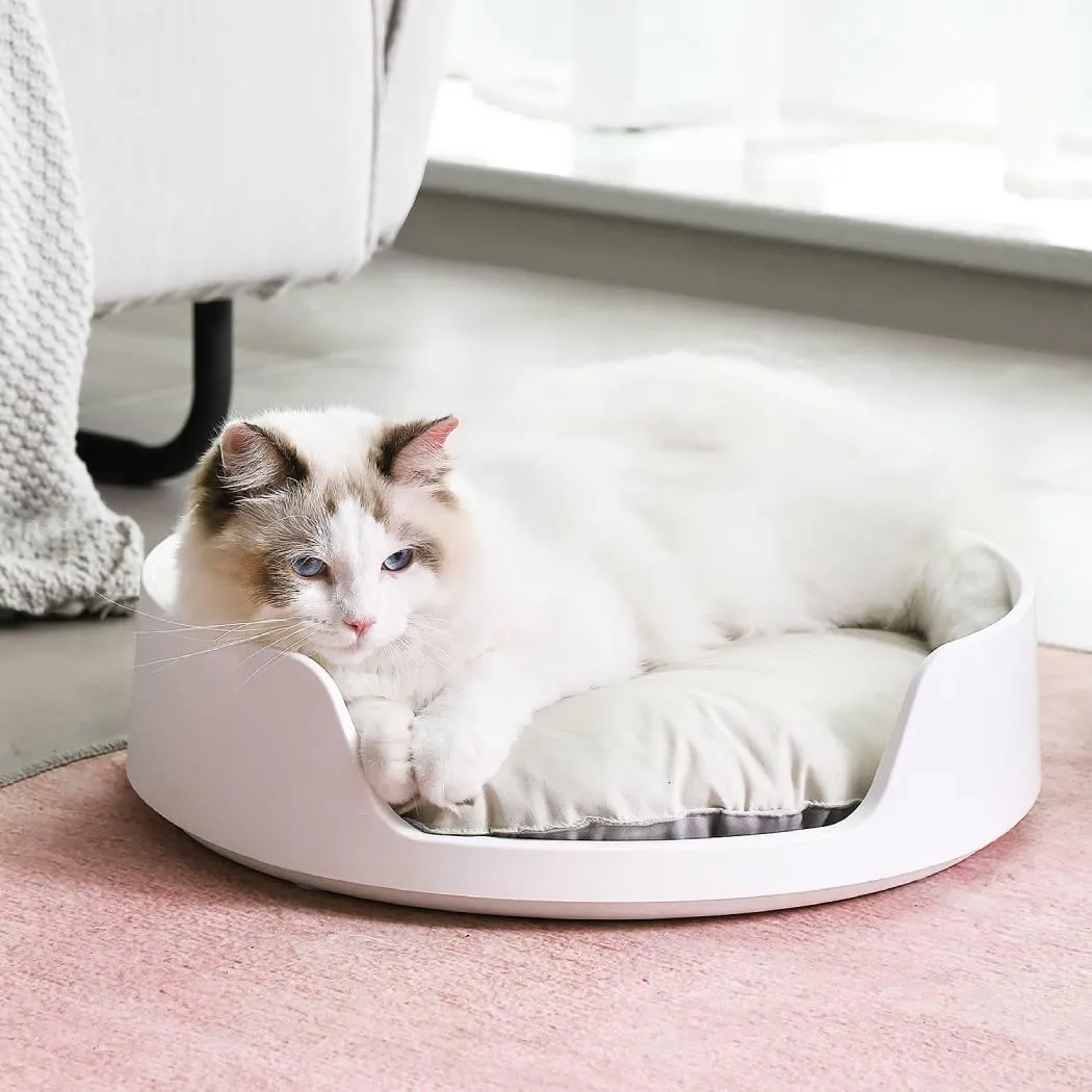 Michu Castle Cat Litter Box Round Cushion- Soft and Cozy