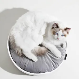 Michu Castle Cat Litter Box Round Cushion- Soft and Cozy