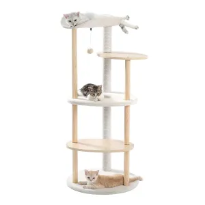 Minimal Multi-level 124.5cm Cat Scratch Tower