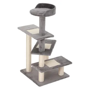 Multi-Level Cat Climbing Tower, 99.5cm - Grey
