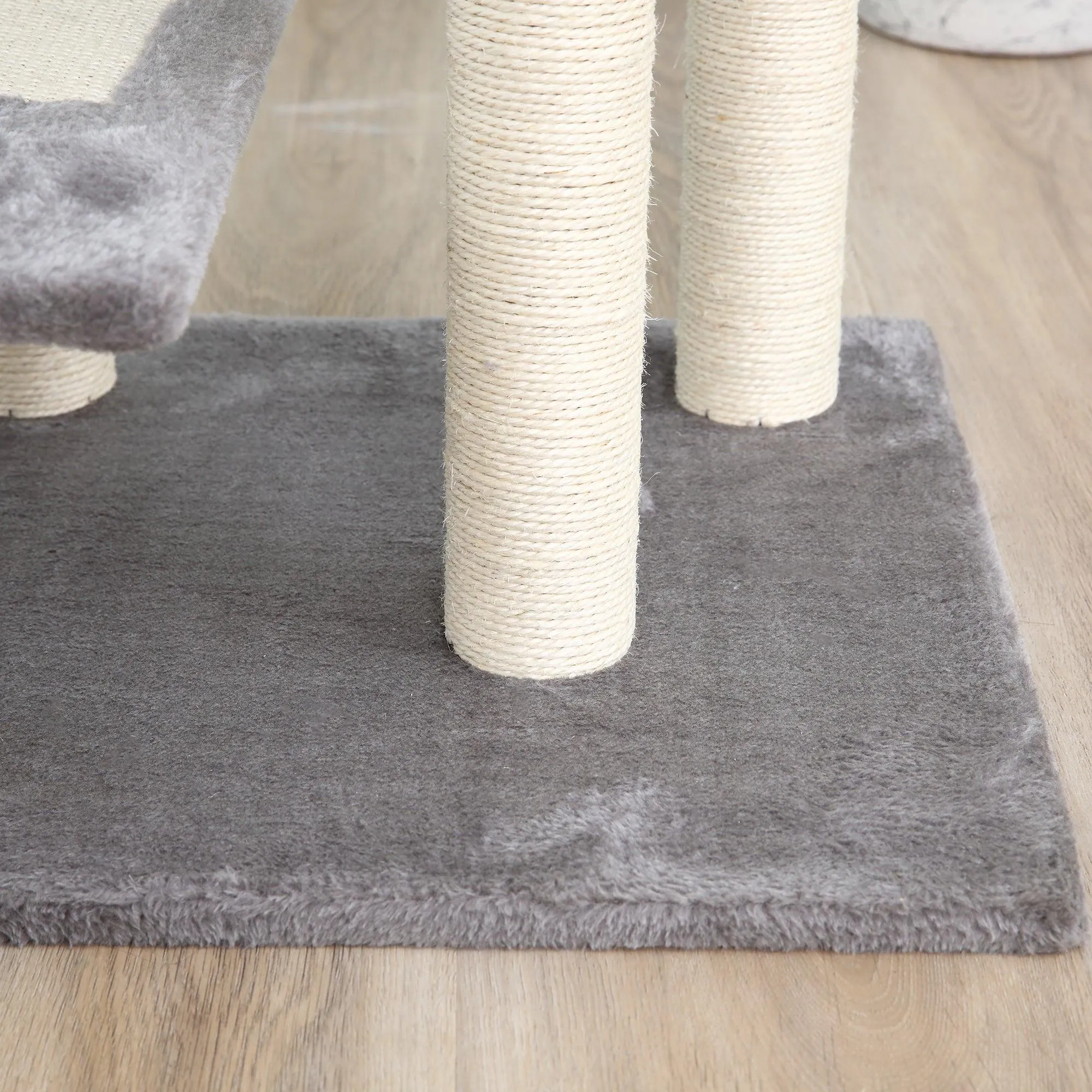 Multi-Level Cat Climbing Tower, 99.5cm - Grey
