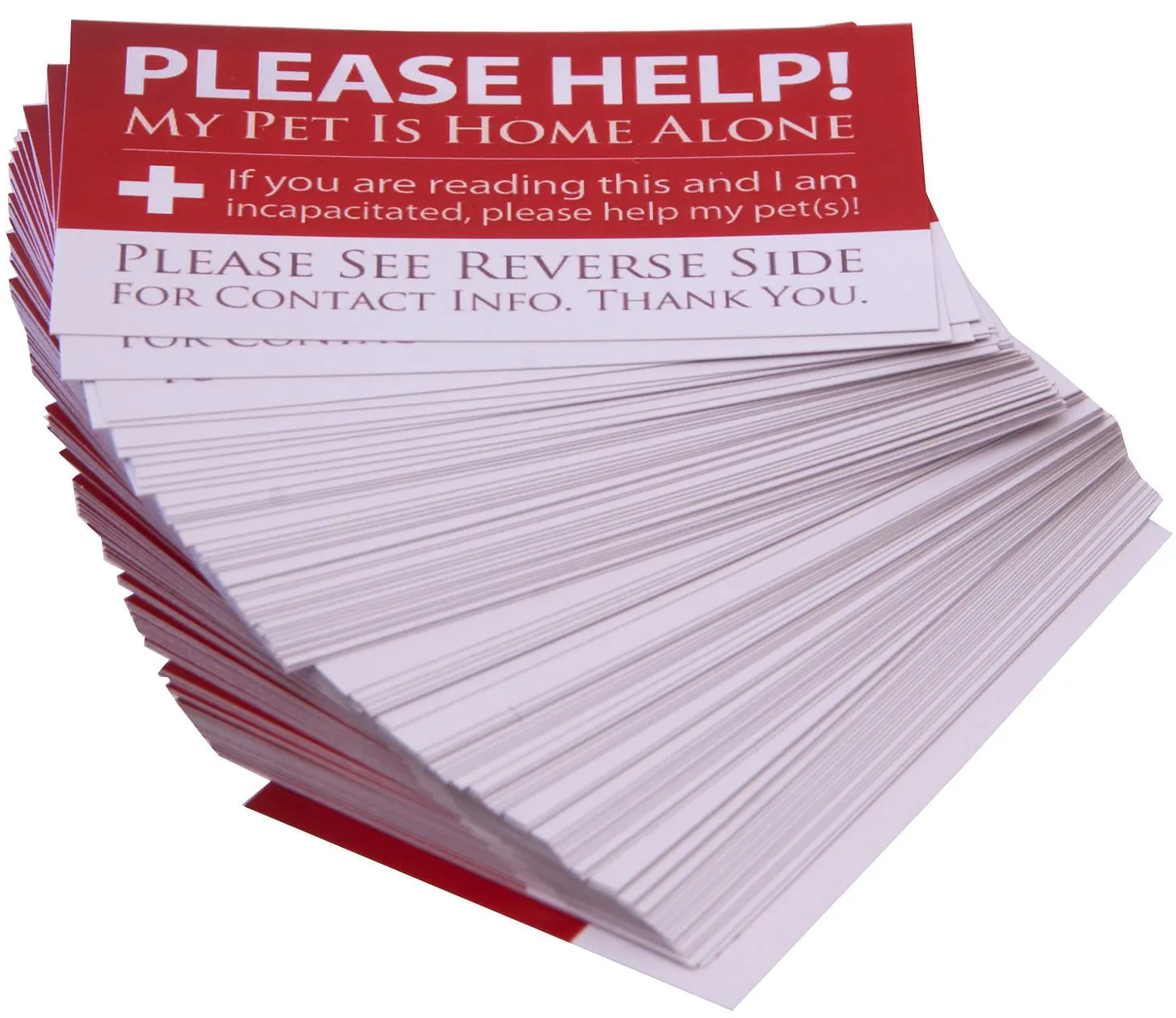 My Pet Is Home Alone! Wallet Cards