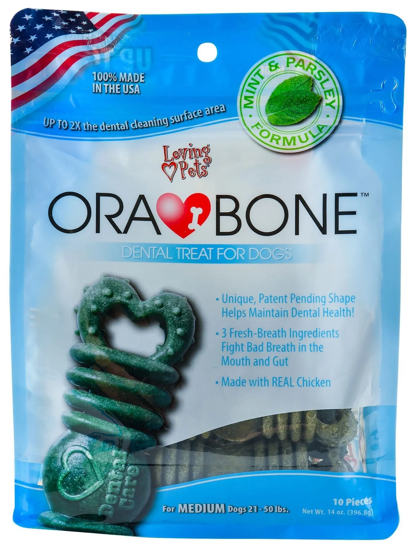 Ora-Bone Dental Treats, 14 oz Bag