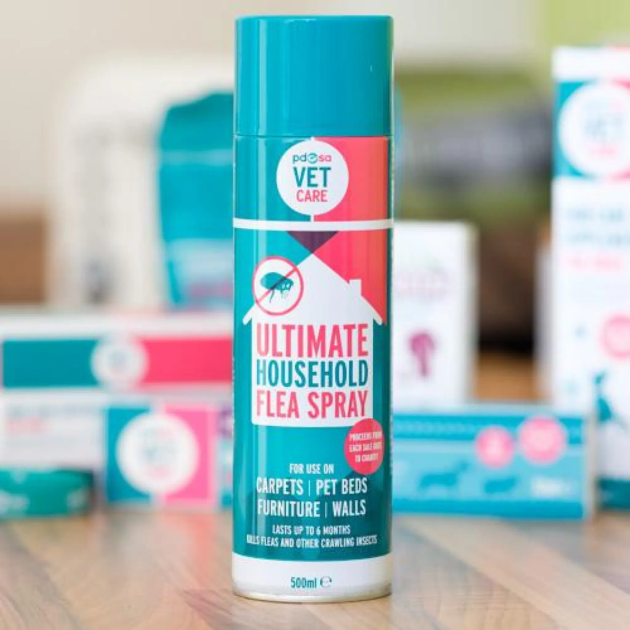 PDSA Vet Care | Ultimate Household Flea Spray 500ml