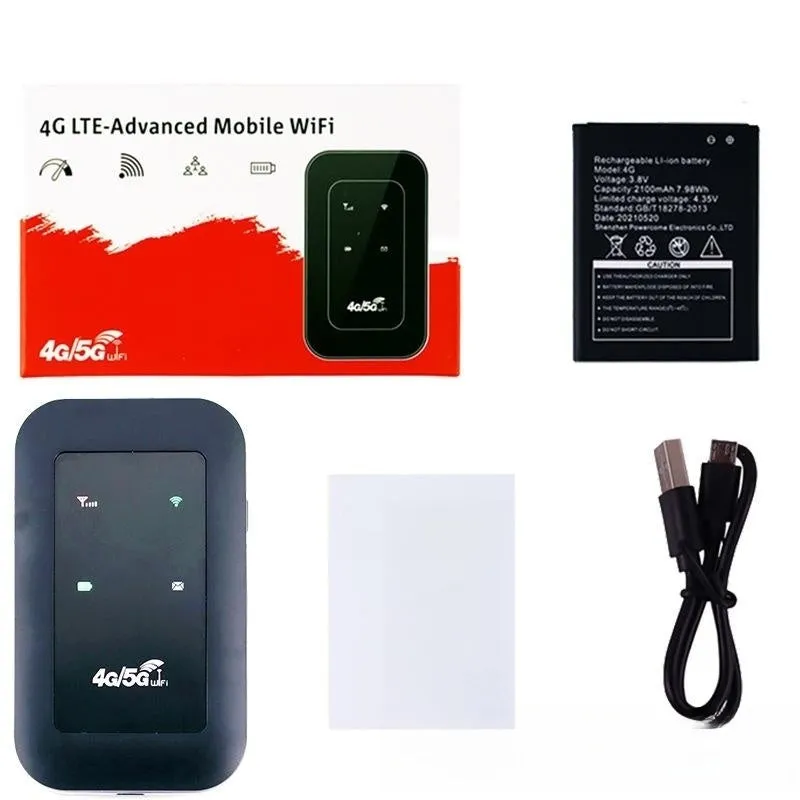 Pocket Wifi Router 4G/5G 150M Long Range Connection Full-Netcom Travel