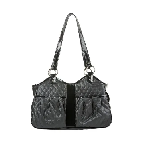 Quilted Luxe Metro Carrier — Black