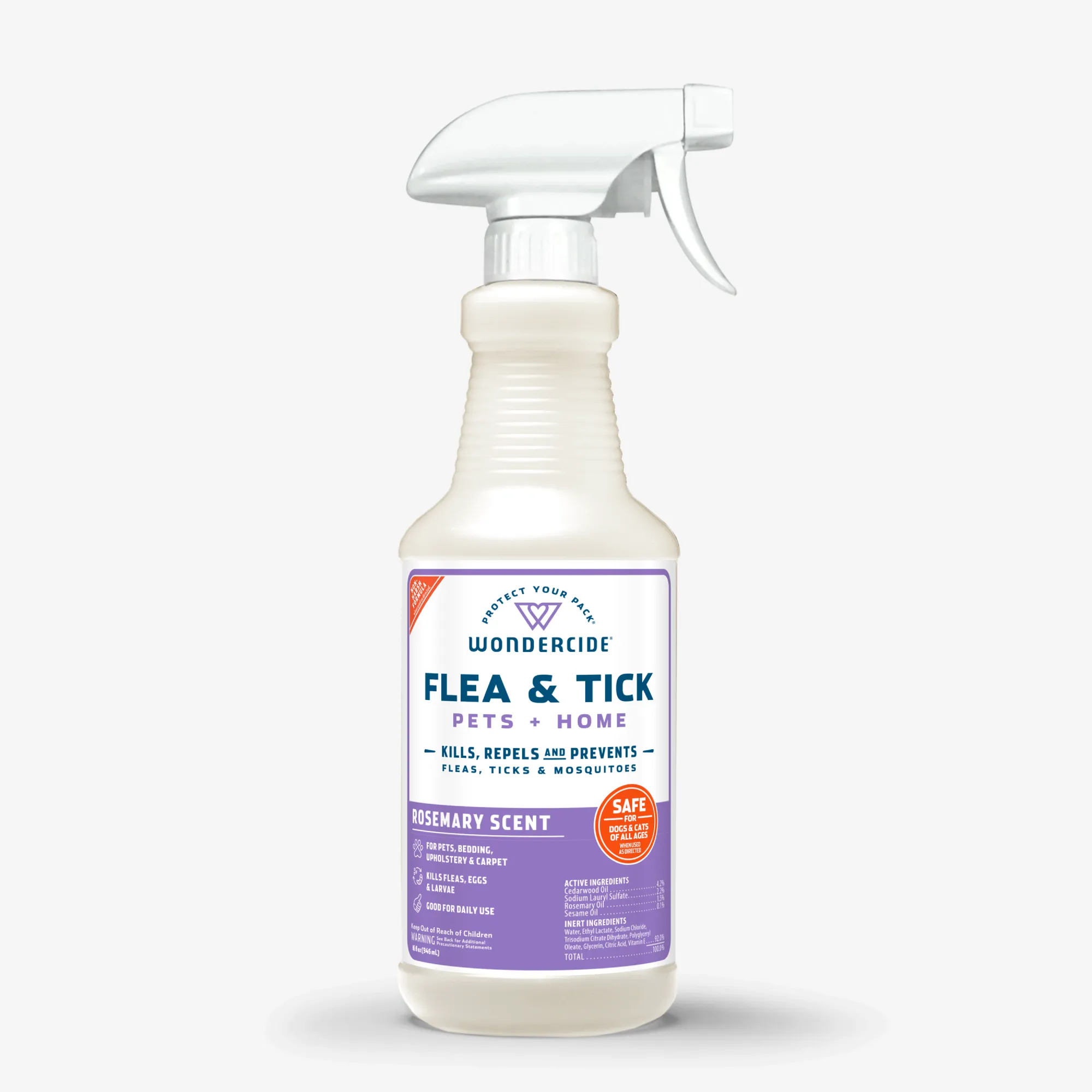 Rosemary Flea & Tick Spray for Pets   Home with Natural Essential Oils