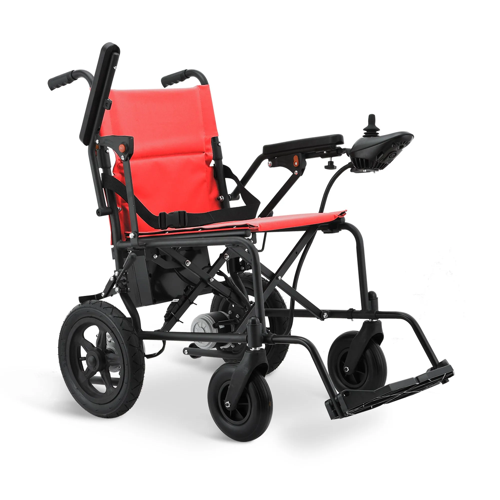 Rubicon DX02 - Affordable, Lightweight & Powerful Electric Wheelchair: Foldable, Portable & Airline-Approved for Travel | Economical Power Wheelchair
