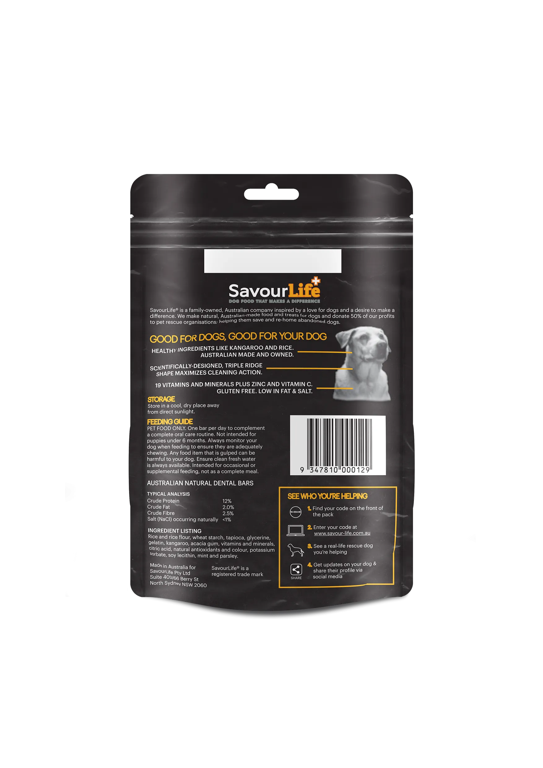 SavourLife - Australian Natural Dental Bars (Medium/Large)