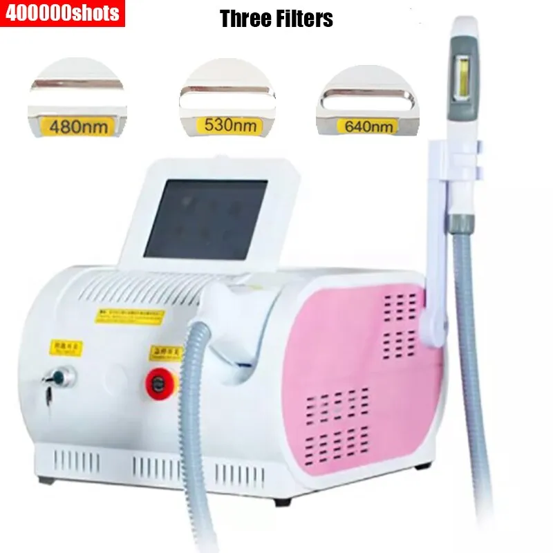 SHR Hair Removal Machine IPL OPT SHR Hair Removal Skin Care Rejuvenation With 480nm 530nm 640nm Filters
