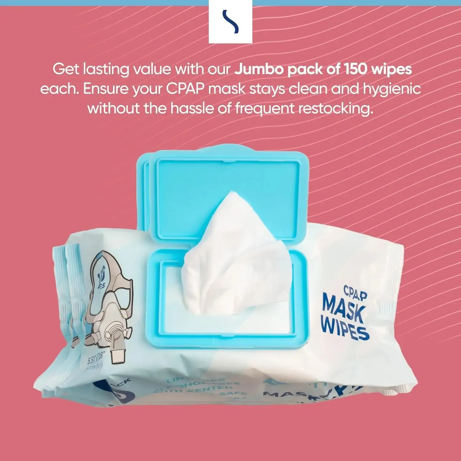 Snugell Jumbo Pack CPAP Mask Wipes