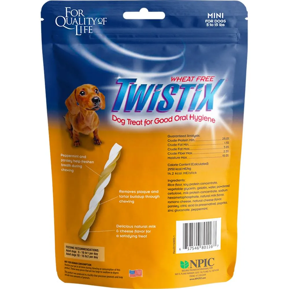 Twistix Milk & Cheese Large Dental Dog Treats 156g