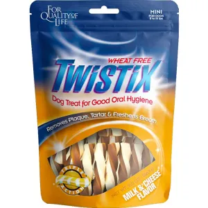 Twistix Milk & Cheese Mini Dental Dog Treats 156g
