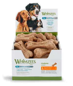 Whimzees Ricebone Dental Chews For Extra Large Dog (23 Pack)